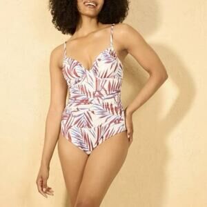 Shade & Shore Women's Underwire One Piece Swimsuit NWT - Large